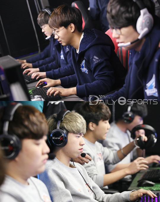 아프리카 프릭스(위)와 락스 타이거즈.