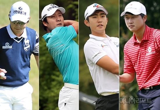 송영한,김경태,이수민,왕정훈.사진=마니아리포트DB