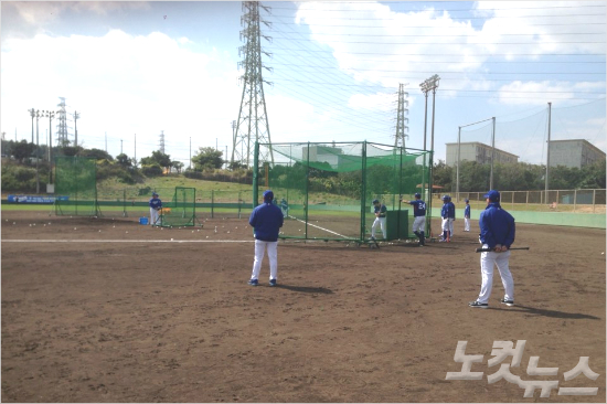 한국WBC야구대표팀이13일오전일본오키나와구시카와구장에서소집첫훈련을실시했다(사진=노컷뉴스)