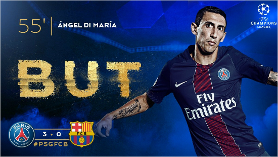 앙헬디마리아.(사진=파리생제르맹트위터)