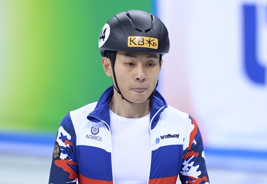 러시아대표로대회에출전한안현수.사진=뉴시스