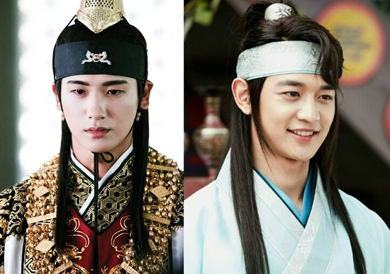 KBS2월화드라마'화랑'에서각각삼맥종과수호역으로열연한박형식과최민호(사진=화랑문화산업전문회사·오보이프로젝트제공)