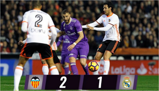 레알마드리드가올해만세번째패배를당했다.(사진=레알마드리드트위터)