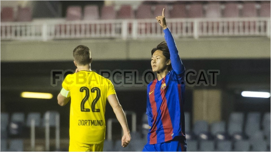 이승우.(사진=FC바르셀로나홈페이지)