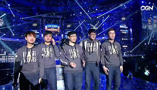 플래시 울브즈. (사진=IEM 월드 챔피언십 중계 캡처)
