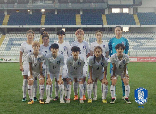 여자축구대표팀.(사진=대한축구협회제공)