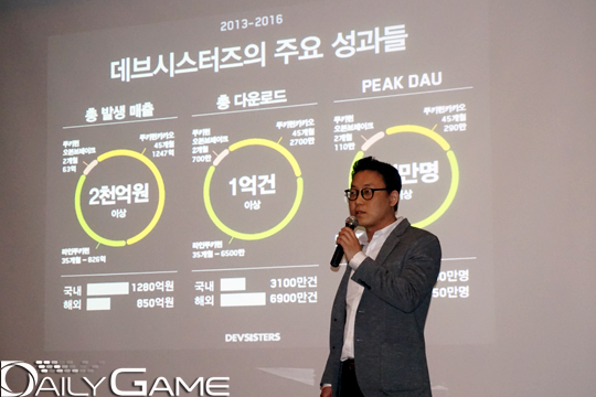 데브시스터즈 이지훈 대표.