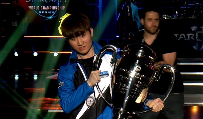 IEM 월드 챔피언십에서 우승한 전태양(사진=IEM 생중계 화면 캡처).