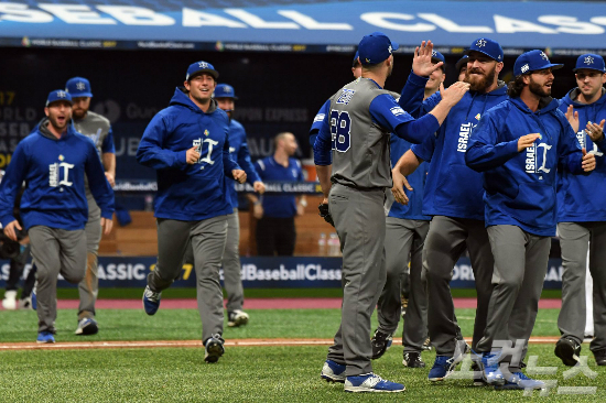 이스라엘야구대표팀이9일서울고척스카이돔에서열린2017월드베이스볼클래식(WBC)1라운드마지막경기에서네덜란드를4-2로제압하고3전전승으로A조1위를확정했다.(사진=황진환기자/자료사진)
