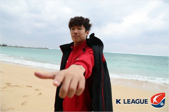 울리슈틸리케축구대표팀감독은전남드래곤즈소속프로2년차측면공격수허용준을깜짝발탁하며'제2의이정협'효과를기대했다.(사진=한국프로축구연맹제공)