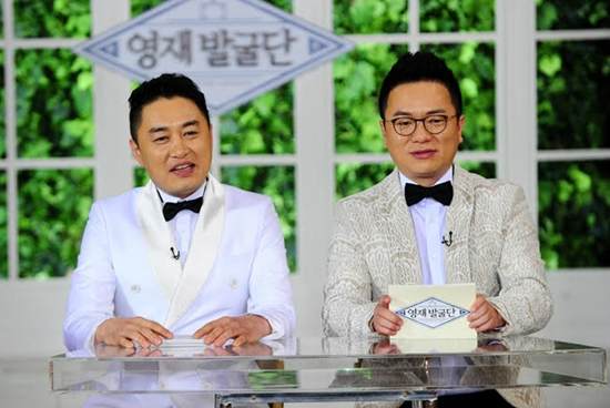 SBS'영재발굴단'의MC정찬우,김태균(사진=SBS제공)