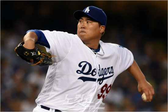 메이저리그LA다저스류현진.(사진=노컷뉴스DB)