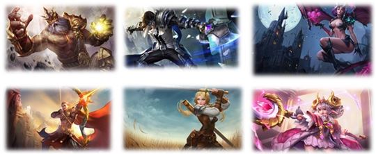 6종의 직업 이미지