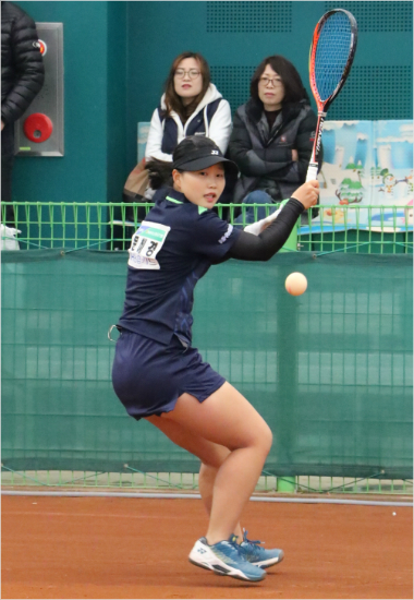 26일끝난회장기전국정구대회에서여자부3관왕에오른NH농협문혜경.(사진=대한정구협회)