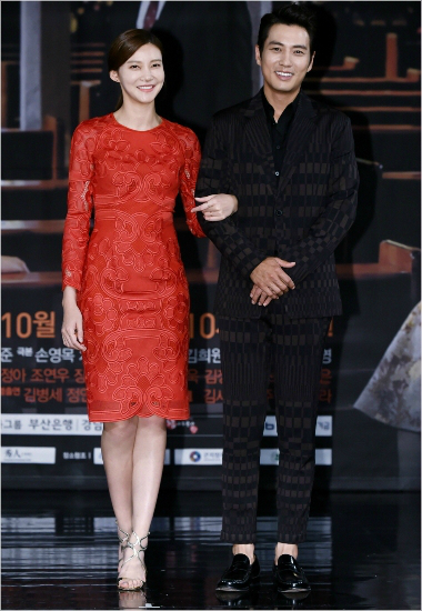 배우주상욱(오른쪽)과차예련(사진=MBC제공)
