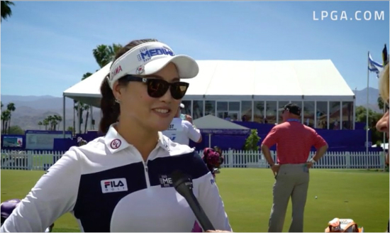 유소연.(사진=LPGA투어트위터)