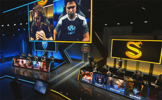 유럽 LCS에 등장한 티모.(사진=LCS 중계 캡처)