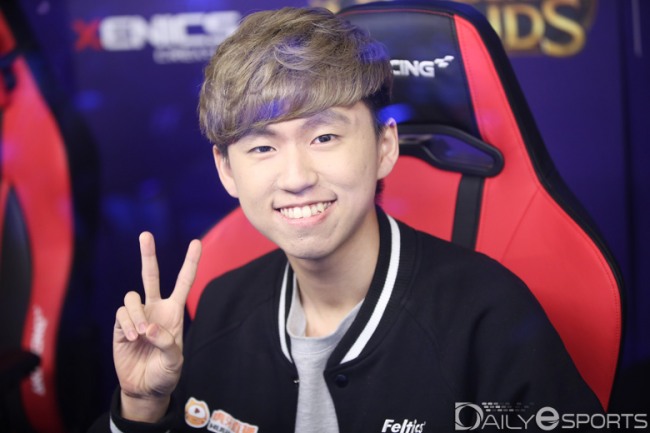 락스 타이거즈의 미드 라이너 '미키' 손영민.