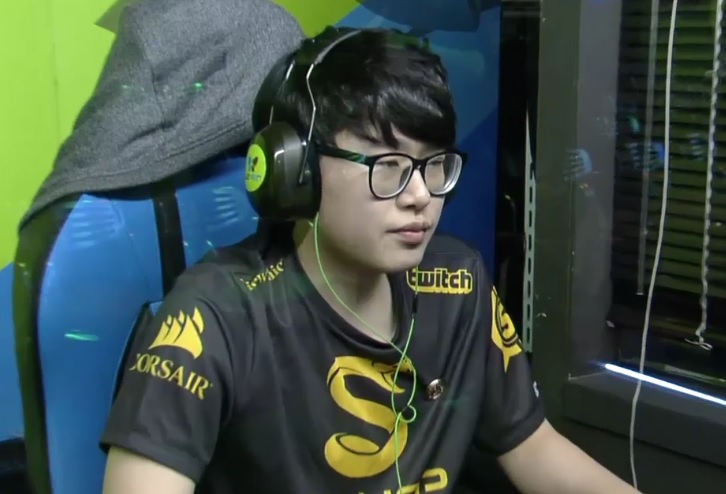 스플라이스 강민수(사진=스포티비 게임즈 생중계 화면 캡처).