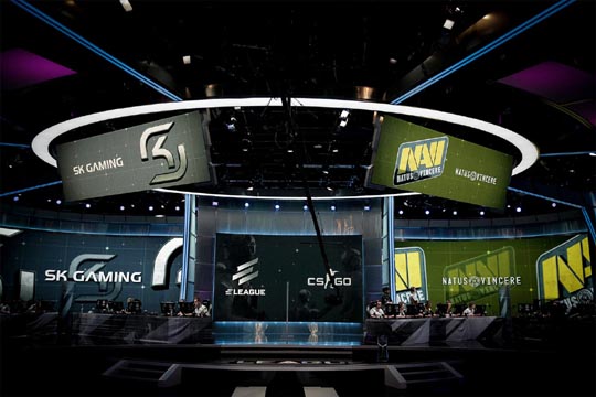 E리그 스튜디오 전경.(사진=E리그 발췌)