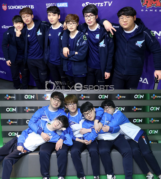 아프리카 프릭스(위)와 MVP는 스프링에서 세 번의 맞대결을 펼쳐 아프리카가 2대1로 우위를 점하고 있다.