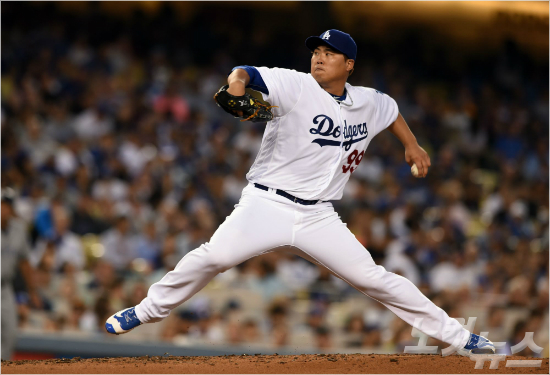 메이저리그LA다저스류현진.(사진=노컷뉴스DB)