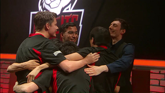 승격에 성공한 미스피츠 아카데미. (사진=유튜브 중계 캡처)