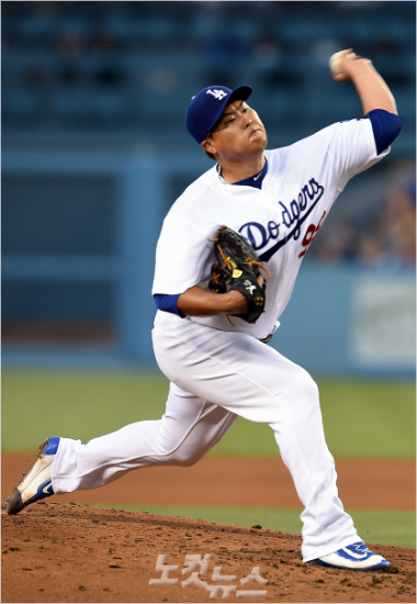 메이저리그LA다저스류현진.(사진=노컷뉴스DB)