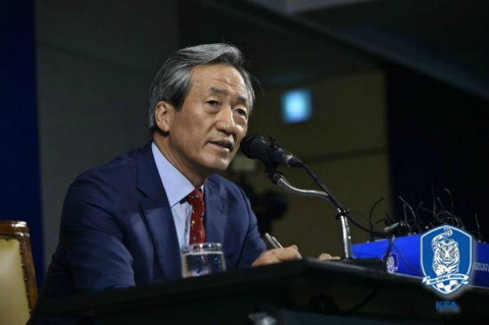 정몽준전FIFA부회장.(사진=대한축구협회제공)