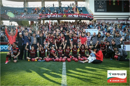 포항이6라운드까지2위를달리고있다.(사진=한국프로축구연맹제공)