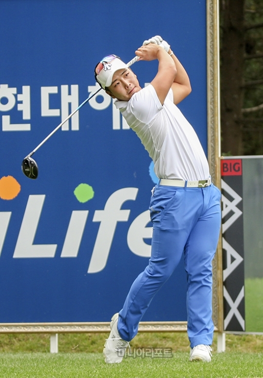 지난해KPGA신인상수상자김태우.사진=마니아리포트DB