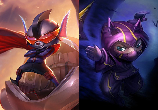 럼블(왼쪽)과 케넨.