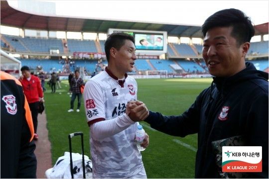 상주 주민규, K리그 클래식 8라운드 MVP