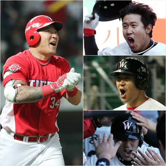 'SK 다발포 vs 최형우 100억포' 주말 빛낸 명품 홈런쇼