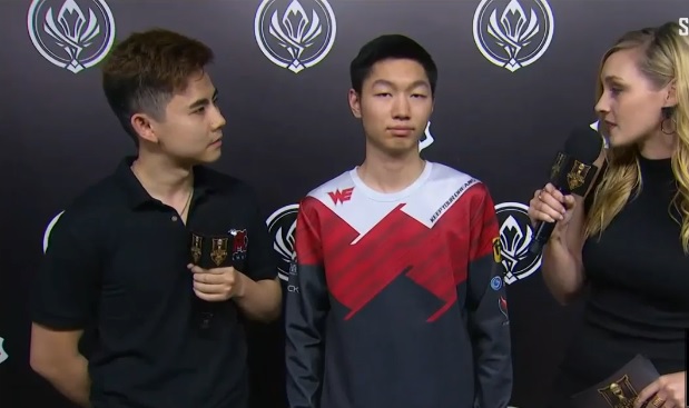 WE의 정글러 'Condi' 시앙렌지에(가운데).