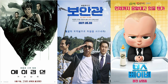 SF물 VS 코믹 VS 애니…박스오피스 3파전
