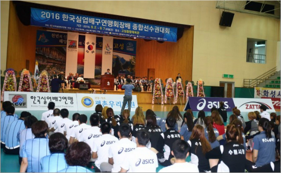 2017 실업배구연맹전, 19일 전남 강진서 개막