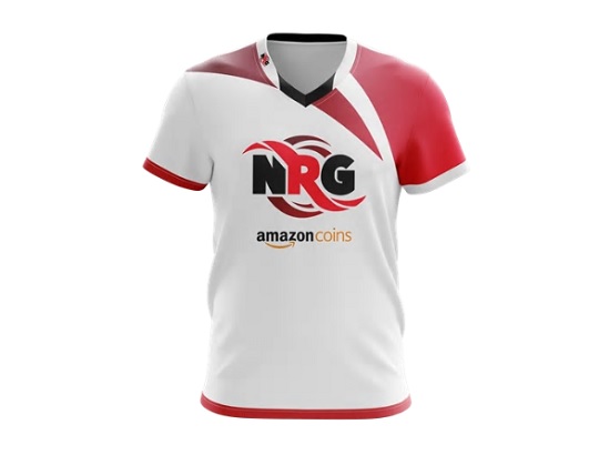 아마존의 로고가 박힌 NRG e스포츠의 유니폼. (사진=NRG e스포츠 공식홈페이지 발췌)