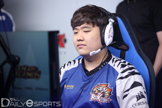 락스 타이거즈의 원거리 딜러 '상윤' 권상윤.