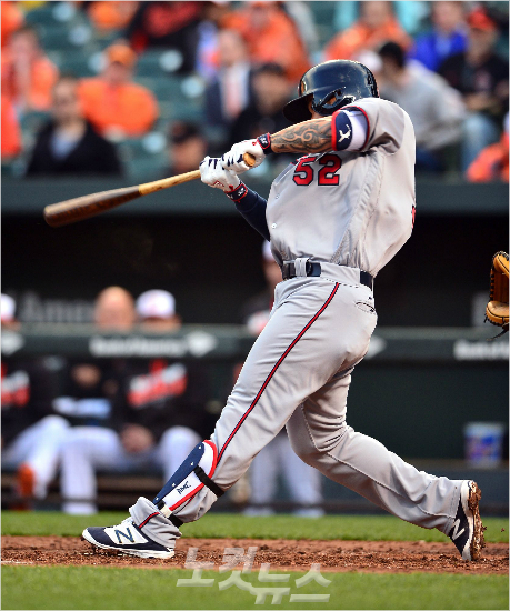 박병호, 모처럼 장타 폭발 '2안타 1타점 1득점'