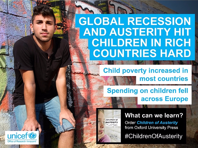 가난해진 가정, 아이들 건강과 교육비부터 줄여...유니세프 아동 빈곤 보고서 발간