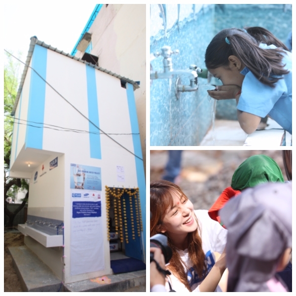 플랜코리아-삼성물산, 인도 빈민가 아이들에 깨끗한 물 선물