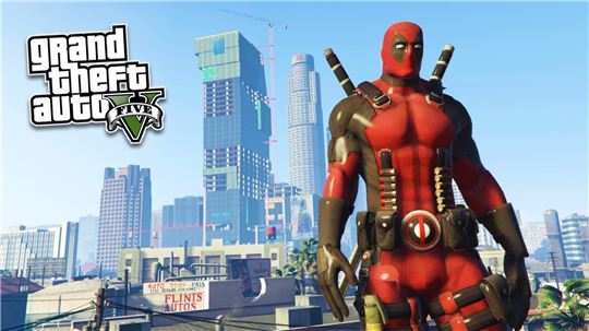 'GTA5' 데드풀 모드