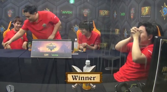 하스스톤 RD. (사진=HTC 중계 캡처)