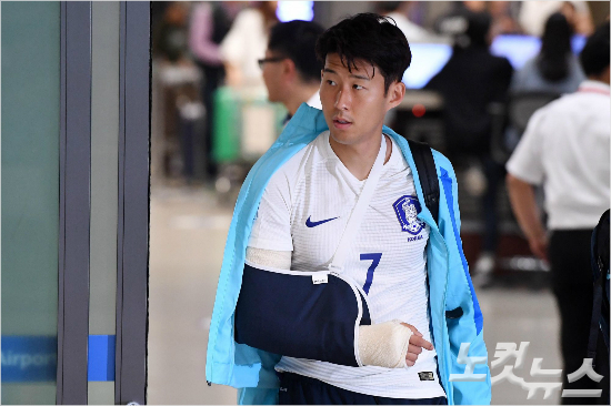 손흥민, 이란·우즈벡전 정상 출전 힘들 듯