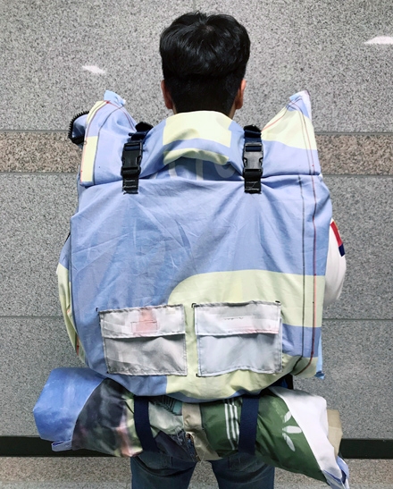 적정기술 관련 경진대회에서 상을 받은 한밭대 학생들로 구성된 ‘데일리(Daily)팀’의 ‘라이프 백(Life Bag)’(사진=한밭대학교)