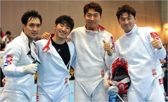 '적수가 없다' 韓 펜싱, 아시아선수권 9연패 위업