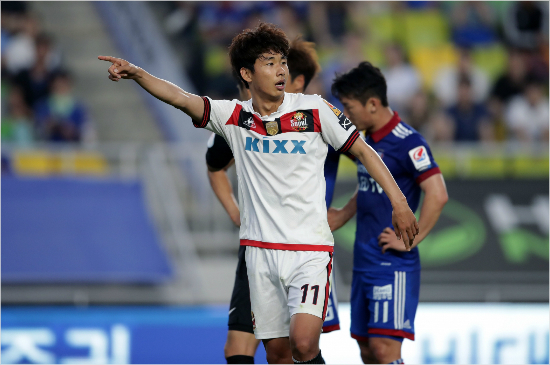 '슈퍼매치'서 빛난 윤일록, K리그 클래식 14R MVP