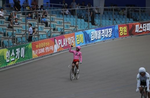 경륜 우승자 모습.(사진=경륜운영본부)