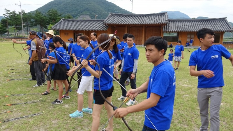 사천지역 다문화가족 87명을 대상으로 드림키움 역사스쿨 모습.(사진=한국남동발전)